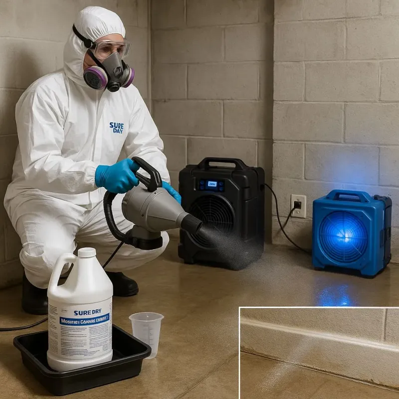 Sanitization and Odor Removal process in East Chicago, IN