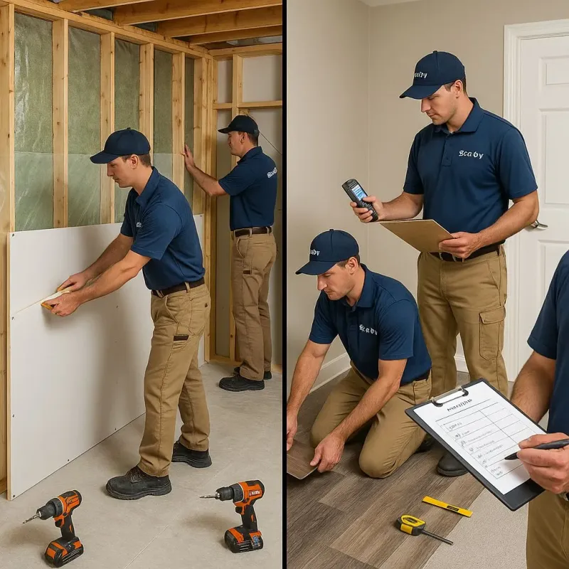 Repairs and Reconstruction process in East Chicago, IN